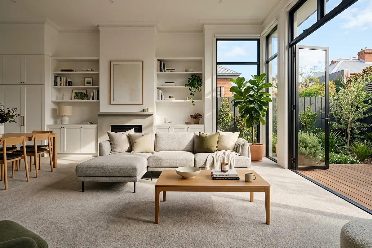 Residential carpet cleaning in Albanvale