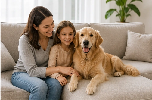 Upholstery Cleaning crew working in Albanvale